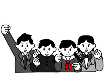 元気な学生たち