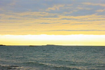Nargin Island located in the Baku Bay.