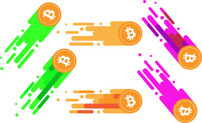 vector illustration of price movement