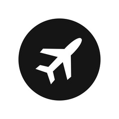 Airplane icon. Airport and air transport concept. Vector illustration