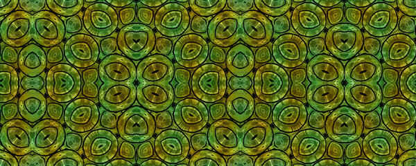 Colorful African fabric - Seamless and textured pattern, illustration 