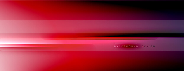 Abstract background - lines composition created with lights and shadows. Technology or business digital template. Trendy simple fluid color gradient abstract background with dynamic