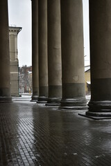 columns of the roman forum city