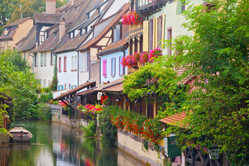 Mittelalterliches Dorf Colmar im Elsass, Frankreich