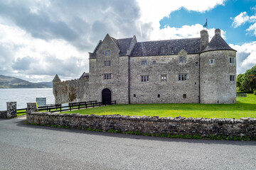 Fototapeta na wymiar Parke's Castle in County Leitrim was once the home of English planter Robert Parke