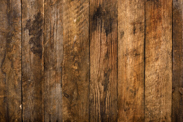 Grunge old wooden background from planks