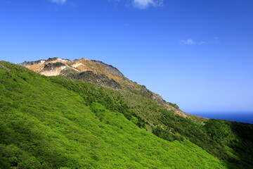 Fototapeta premium 新緑の恵山