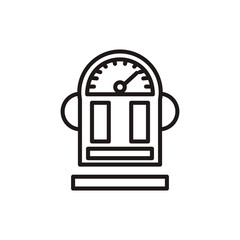 robotic icon vector art