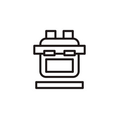 robotic icon vector art