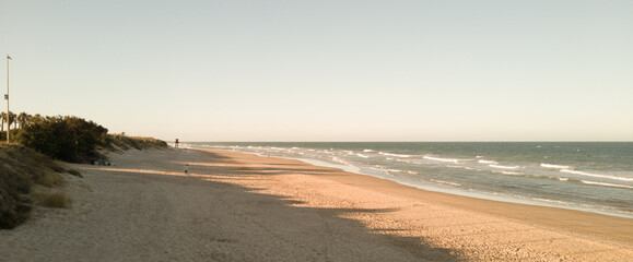 panorama landscape of a beach in Rota, Cádiz, Spain © ResiLente