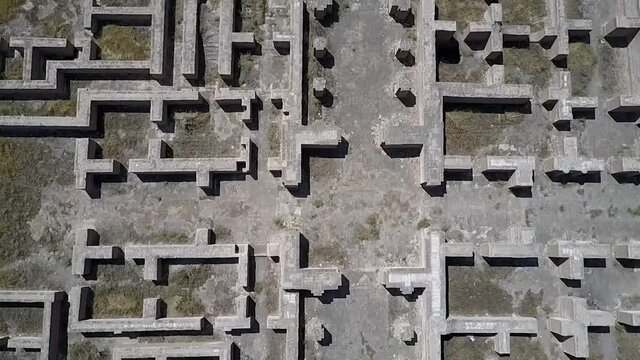 aerial footage of Malwiya Mosque in samarra iraq
