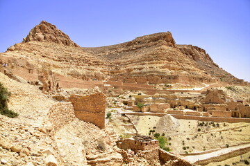 Chenini mountain fortress Tunisia Berbers