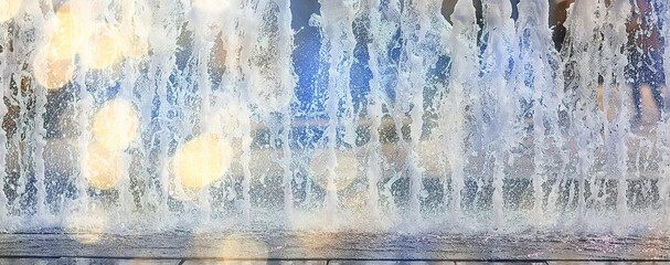 jets fountain water summer background splash