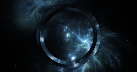 Abstract Circle Space Background #18