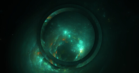 Abstract Circle Space Background #25