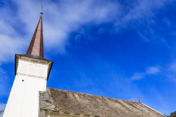 Solvorn wooden church in Norway