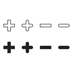 plus and minuse icon