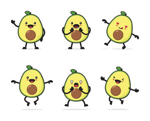 avocado cartoon character
