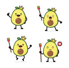 avocado cartoon character