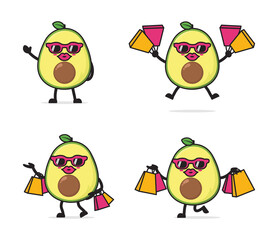 avocado cartoon character