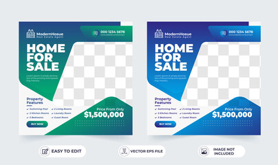 Real estate Instagram social media post web banner