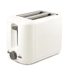 An electrical bread toaster isolated on a white background 