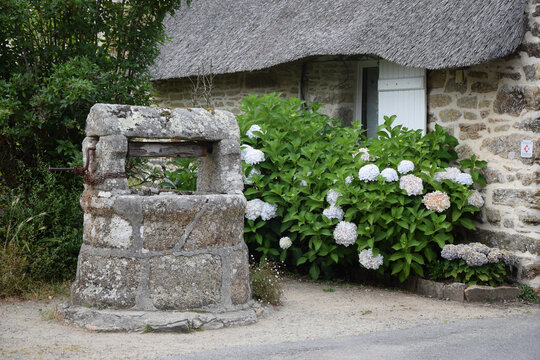 Brunnen in Kerascoet, Bretagne