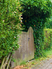 Fototapeta premium Garten Eingang