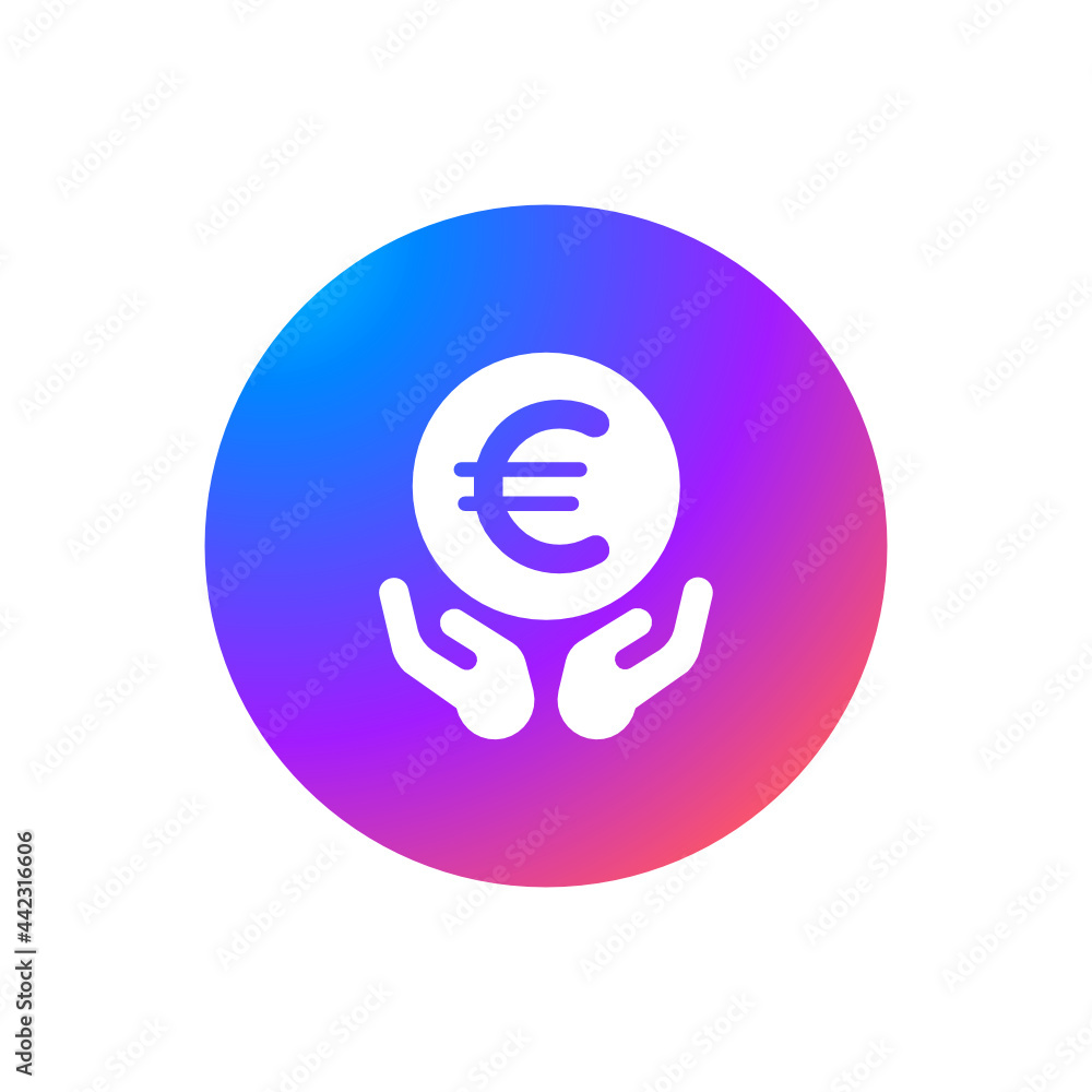 Poster Save Money Euro - Sticker