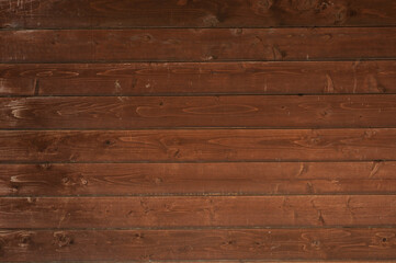 Naklejka premium 茶色の板壁