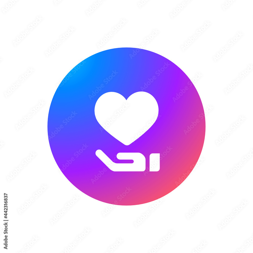 Sticker heart - sticker