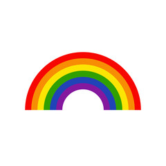 Rainbow flat icon