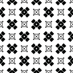 Seamless vector pattern in geometric ornamental style. 