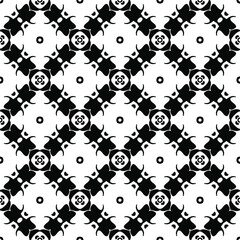 Seamless vector pattern in geometric ornamental style. 