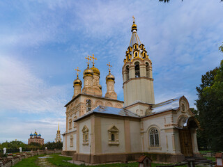 Fototapeta na wymiar Classical architecture of Ryazan, a city in Russia. 