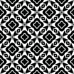 Seamless vector pattern in geometric ornamental style. 