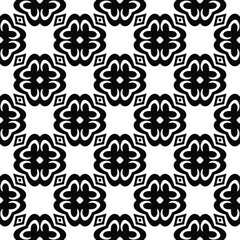 Seamless vector pattern in geometric ornamental style. 