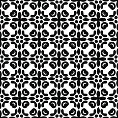 Seamless vector pattern in geometric ornamental style. 