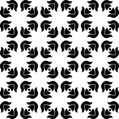 Seamless vector pattern in geometric ornamental style. 