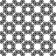 Seamless vector pattern in geometric ornamental style. 