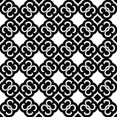 Seamless vector pattern in geometric ornamental style. 