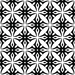 Seamless vector pattern in geometric ornamental style. 