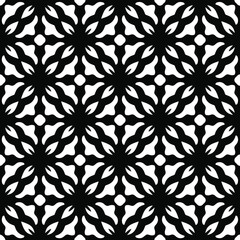 Seamless vector pattern in geometric ornamental style. 
