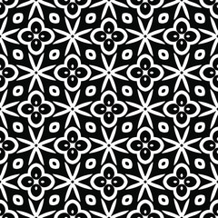 Seamless vector pattern in geometric ornamental style. 