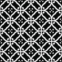 Seamless vector pattern in geometric ornamental style. 