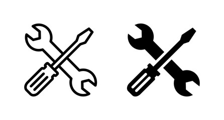 Setting icon vector for web, computer and mobile app