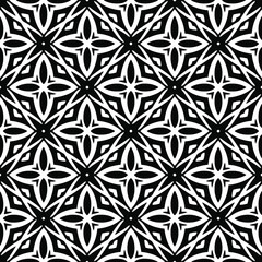 Seamless vector pattern in geometric ornamental style. 