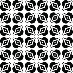 Seamless vector pattern in geometric ornamental style. 