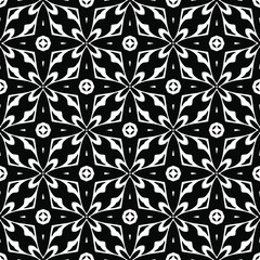Seamless vector pattern in geometric ornamental style. 