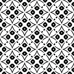 Seamless vector pattern in geometric ornamental style. 